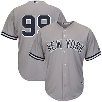 Aaron Judge - New York Yankees 99 Aaron Judge Majestic Gray Cool Base Stitched Jersey