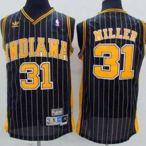 31 miller indiana pacers black swingman jersey.