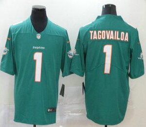 Jersey in teal green color on the display