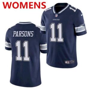 Nike dallas cowboys 11 parsons women's navy blue nfl jersey.