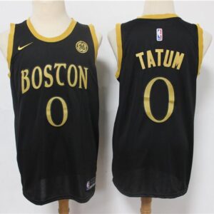Boston celtics o tatum black gold swingman jersey.
