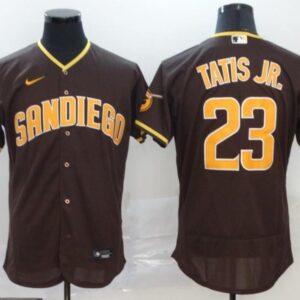 San diego padres 23 taylor sandoval brown nike jersey.