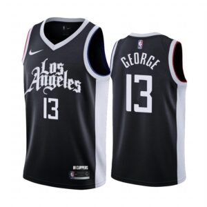 Nike los angeles clippers 13 george black swingman jersey.