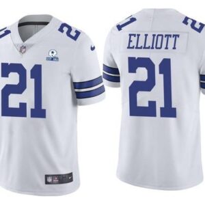 Dallas cowboys 21 eliott white nike vapor vapor nfl jersey.