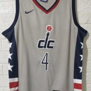 Nike washington wizards 4 gray swingman jersey.