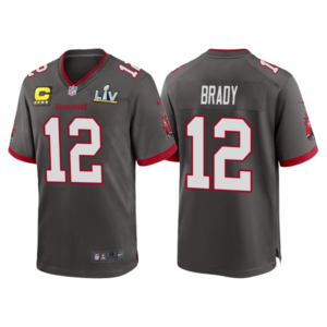 A tampa bay buccaneers jersey with the number 12 on it.