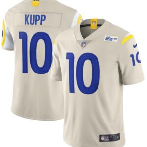 Los angeles chargers 10 kupp beige nike limited jersey.
