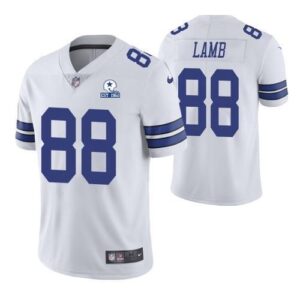 Nike dallas cowboys 88 lamb white vapor vapor nfl jersey.