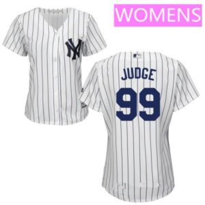 A new york yankees women's jersey with the number 99 on it.
