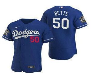 Nike los angeles dodgers 50 betts royal mlb all-star game jersey.