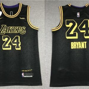 Los angeles lakers 24 robert brant black nike swingman jersey.