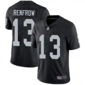 Oakland raiders 13 renfrow black nike vapor jersey.