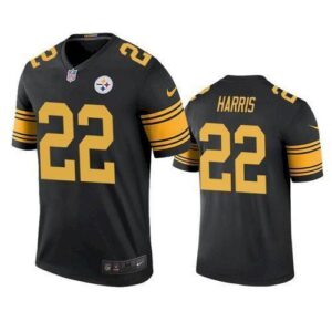 Pittsburgh steelers 22 mike harris black nike limited jersey.