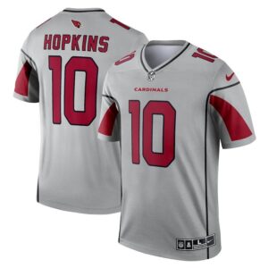 Arizona cardinals 10 john hopkins gray nike vapor jersey.