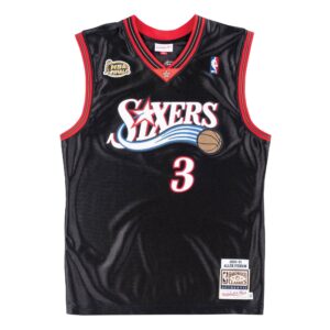 The philadelphia 76ers jersey with the number 3 on it.