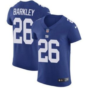 New york giants 26 barkley royal nike vapor elite limited jersey.