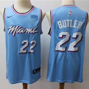 Miami Heat Blue Nike City Edition NBA Jersey