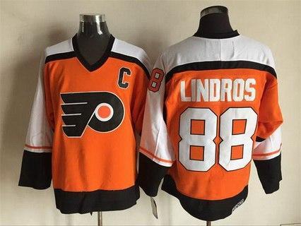 90's Eric Lindros Philadelphia Flyers CCM Black Alternate NHL Jersey Size  Large Autographed – Rare VNTG