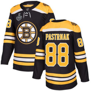 Boston Bruins #88 David Pastrnak Black Home Authentic 2019 Stanley Cup Final Bound Stitched Hockey Jersey