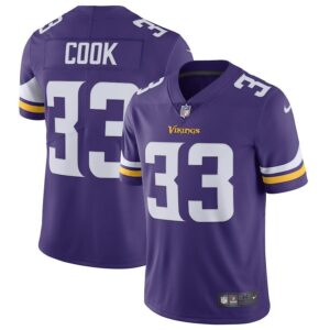 Minnesota Vikings 33 Dalvin Cook Vapor Untouchable Limited Home Purple Stitched Jersey