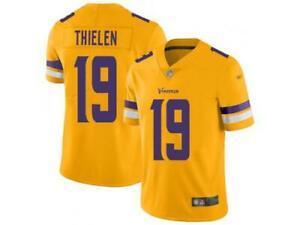 Minnesota Vikings 19 Adam Thielen Gold Stitched Limited Inverted Legend Jersey