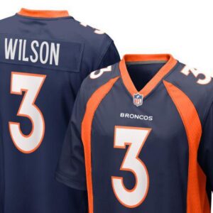 Denver broncos 3 wilson nike game jersey.