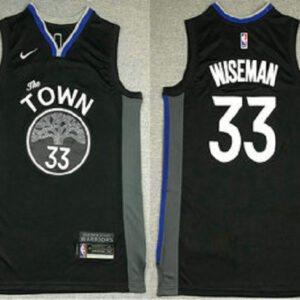 Golden State Warriors #3 James Wiseman Black 2021 Nike Swingman Stitched NBA Jersey