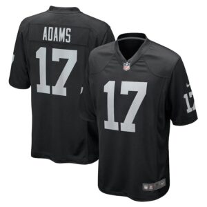 Las Vegas Raiders #17 Devante Adams Home Black Nike Vapor Untouchable Limited Stitched Jersey