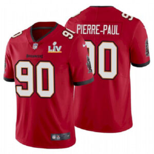 Tampa Bay Buccaneers #90 Jason Pierre-Paul Red 2021 Super Bowl LV Jersey