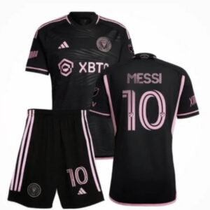 Youth Inter Miami CF Lionel Messi #10 22-23 Away Replica Jersey Kit