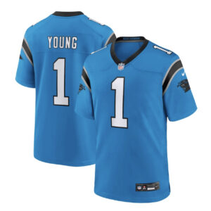 The nike carolina panthers jersey with the number 1 on it.