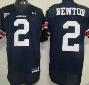 Auburn Tigers #2 Cam Newton Stitched Home Navy Blue Game Day Jersey