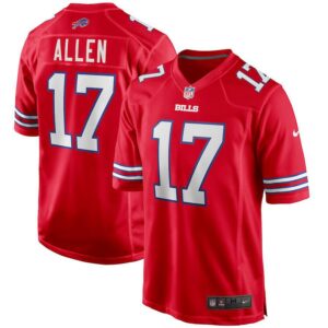 Nike 17 allen red buffalo bills game jersey.