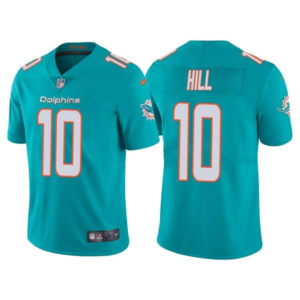 Jersey in teal green color on white background